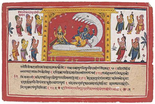 Illustration to the Bhagavata Purana (Ancient Lore of the Lord), Vaikuntha
