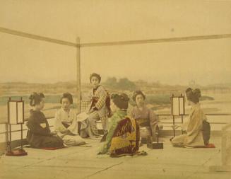 Untitled (Six Women having an Outdoor Tea Party)