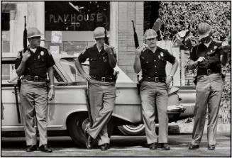 Alabama Highway Patrol Outside the Sixteenth Street Baptist Church, Birmingham, Alabama