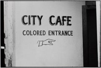 Entrance to City Cafe, Selma, Alabama