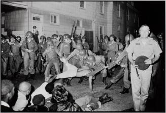 Clifford Vaughs, SNCC Photographer, is Arrested by the National Guard, Cambridge, Maryland
