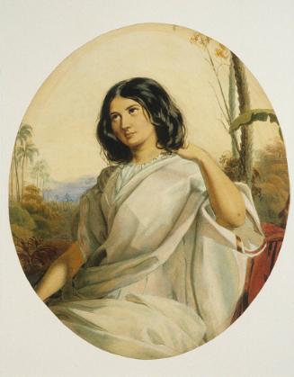 Woman in a Tropical Landscape
