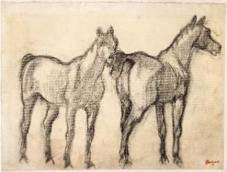 Two Standing Horses