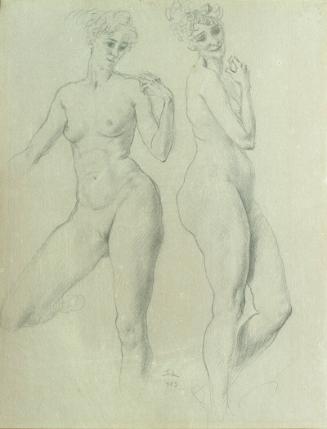 Two Views of a Female Nude