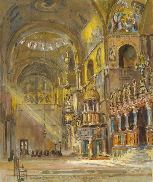 Interior of St. Marks, Venice