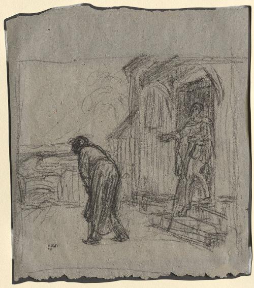 Study for L'Attente (The Parents of Tobias Awaiting his Return)