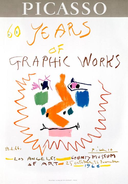 Picasso, 60 Years of Graphic Works, Los Angeles County Museum of Art, October-December 1966