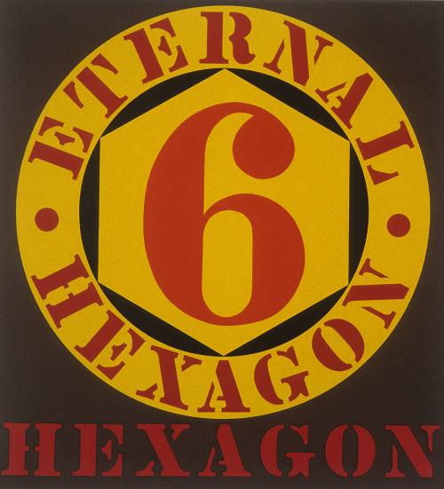 External Hexagon, from the portfolio, "X + X (Ten Works by Ten Painters)"