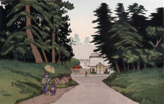 View inside Ueno Park (Ueno Kōen-nai no kei)