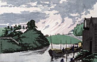 Evening View of the Kanda River (Kandagawa yūkei)