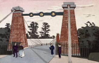 Suspension Bridge in the Imperial Palace (Gojōnai tsuribashi no zu)