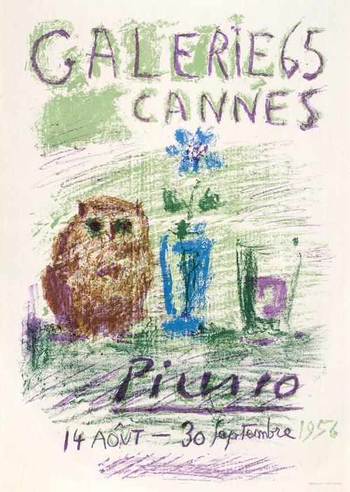 Galerie 65 Cannes Picasso 14 Aout - 30 Septembre 1956