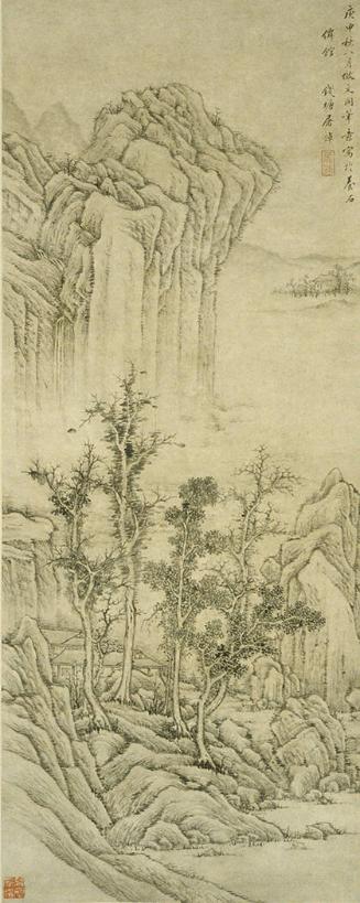 Landscape in the Brush Manner of Wen Tong