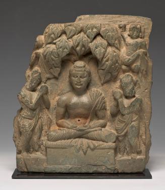 Meditating Buddha Seated under the Bodhi Tree