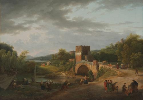 View of the Ponte Salario near Rome