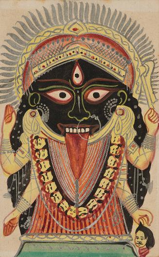 Kali, a Manifestation of Devi from the Group of Ten Mahavidyas (Knowledge Deities)