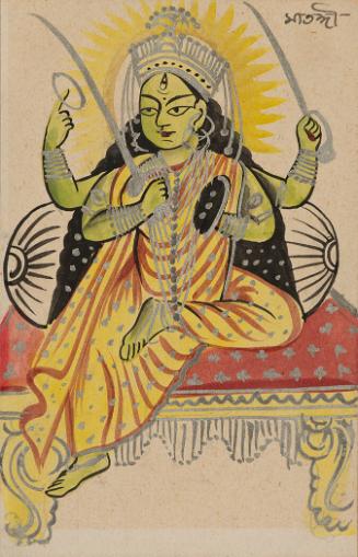 Devi Gandhakali, a Manifestation of Devi from the Group of Ten Mahavidyas (Knowledge Deities)