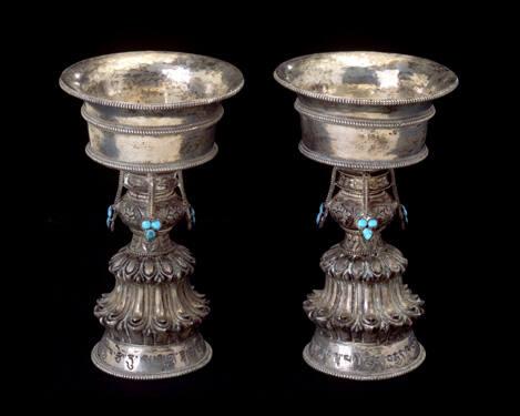 Pair of Butter Lamps