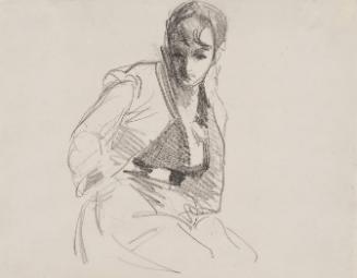 Sketch of Seated Female