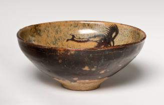 Tea Bowl with Blossom and Phoenixes in Flight