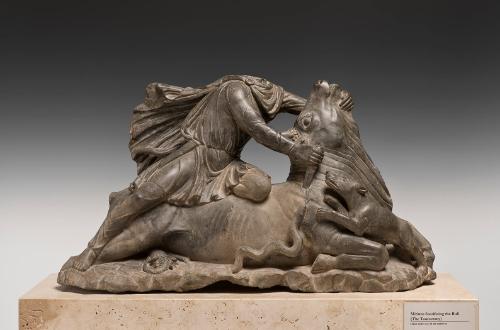 Mithras sacrificing the bull (the Tauroctony)