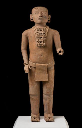 Hollow standing male figure
