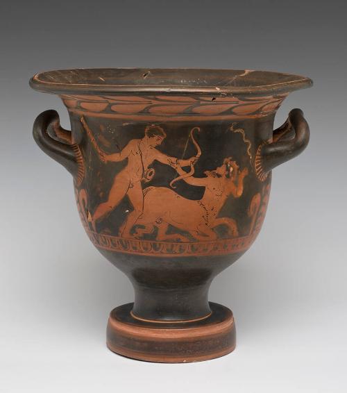 Red-figure bell krater (wine mixing vessel)
