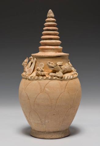 Jar with Pagoda-shaped Cover