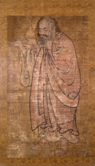 Luohan Holding a Stupa
