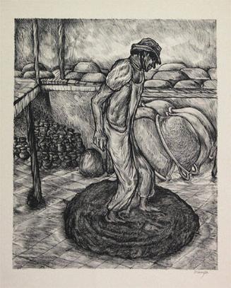 Pottery Maker, from the portfolio, "Mexican People: 12 Original Lithographs by the Artists of El Taller de Gráfica Popular"