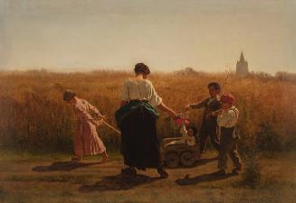 Copy after Jules Breton's "The Departure for the Fields"