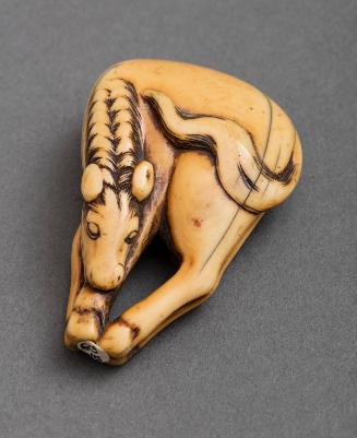 Netsuke: Horse in Compact Position