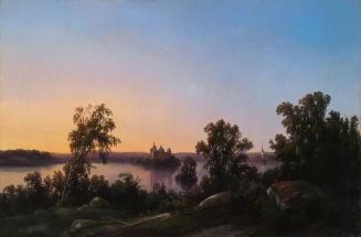 Landscape with Gripsholm Castle overlooking Lake Mälaren