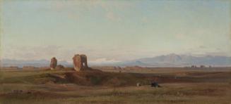 Italian Landscape with Ruins and Cattle