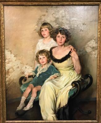 Portrait of Mrs. Rowland Hazard IV and Her Children, Caroline and Charles Ware Hazard