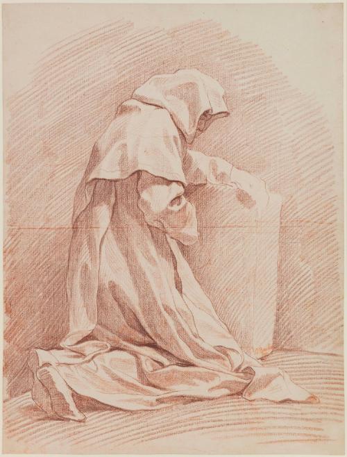 Drapery Study: Kneeling Hooded Monk