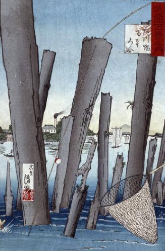 Hundred Stakes on the Sumida River (Ōkawabata Hyappongui)