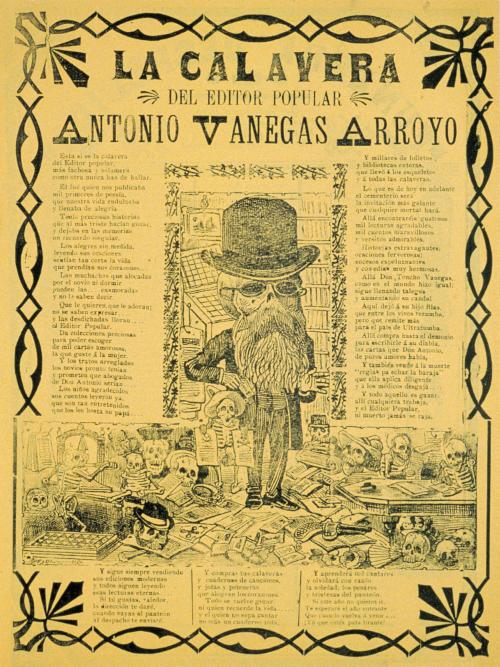 La Calavera del Editor Popular, Antonio Vanegas Arroyo