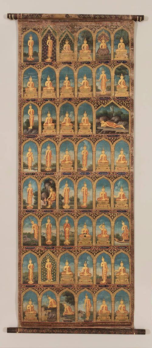 Forty Attitudes or Poses of Buddha