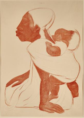 Mother with Child on Back