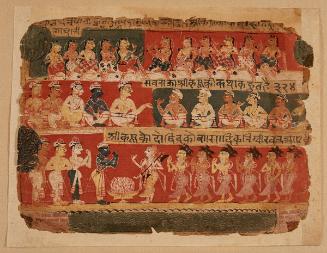 Krishna, Balarama, and Companions in the Forest, Illustration from the “Palam” Bhagavata Purana Series