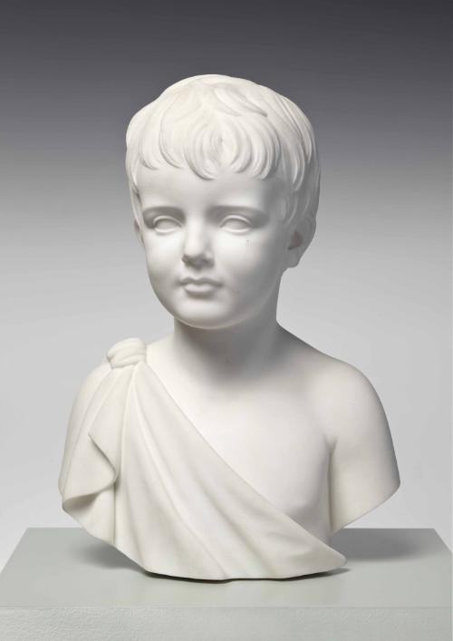Untitled (Portrait Bust of Charles Cheney as a Child)