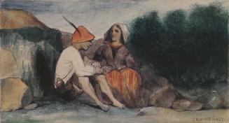 Couple Seated in a Landscape