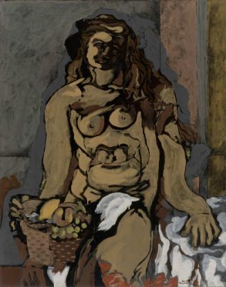 Nude with Basket of Fruit
