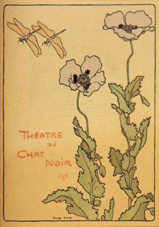 Program for the Théâtre du Chat Noir Shadow Play, "Ailleurs"