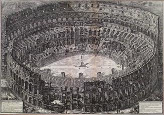 View of the Flavian Amphitheater Called the Colosseum (Veduta dell'Anfiteatro Flavio detto il Colosseo), from the series, "Views of Rome (Vedute di Roma)"