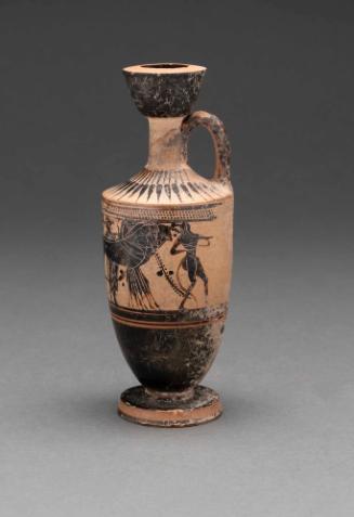 Black-figure lekythos (oil bottle)