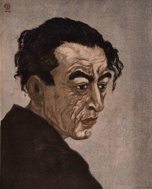Portrait of the Poet HAGIWARA Sakutarō 萩原 朔太郎,(1886 –1942)