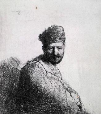 Bearded man in a Furred Oriental Cap and Robe: The Artist's Father