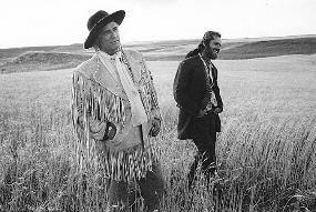 Marlon Brando & Jack Nicholson in Field, Missouri Breaks
